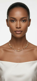 Collier bohème simple avec des perles